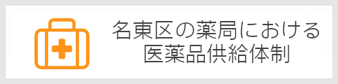 名東区の薬局における医薬品供給体制